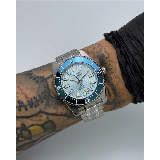 Custom Seiko Mod • Ice Blue Prospex MarineMaster • 40mm